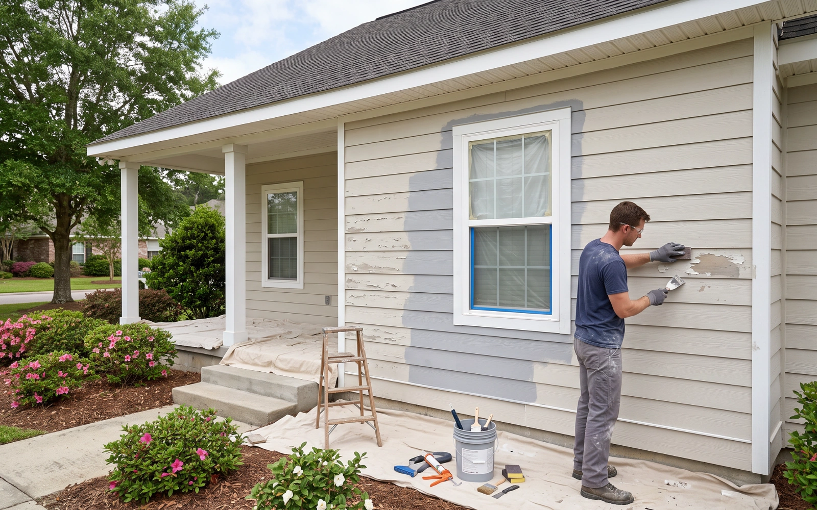 Representative exterior painting project