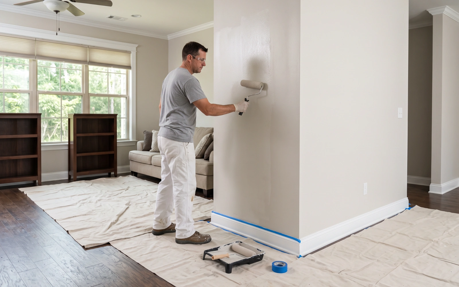 Representative interior painting project